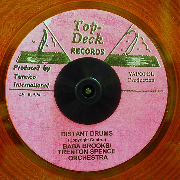 Baba Brooks, Trenton Spence Orchestra - Distant Drums  /  Larry Marshall - Too Young To Love (7")