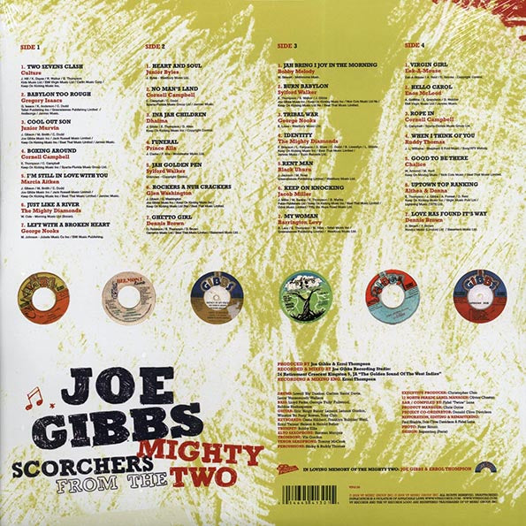 Joe Gibbs - Joe Gibbs Reggae Anthology: Scorchers From The Mighty Two (Various Artists) (LP) - PureSound Records