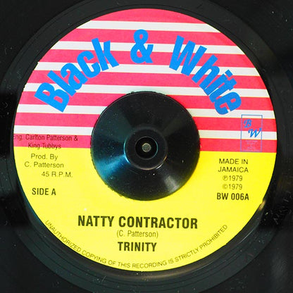 Trinity - Natty Contractor  /  Trinity - Internal Feeling (7")