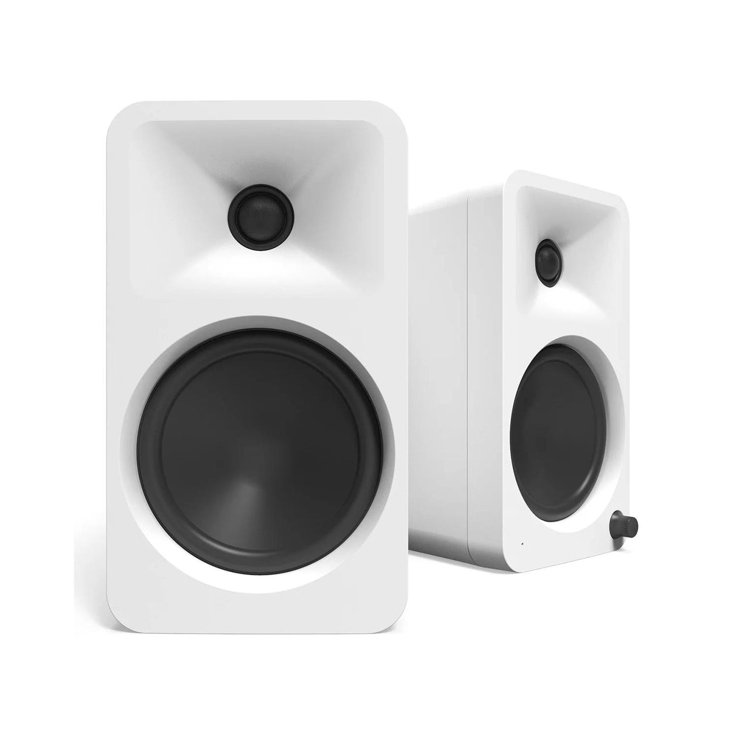ORA4 Powered Bluetooth Desktop Speakers - Pair (Matte White) - PureSound Records
