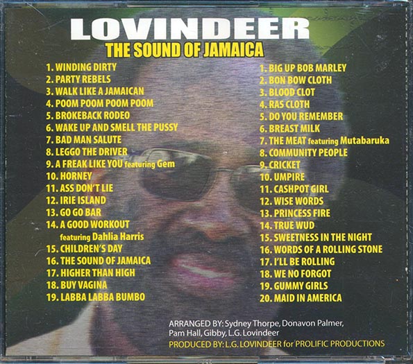 Lovindeer - The Sound Of Jamaica (39 tracks) (CD)