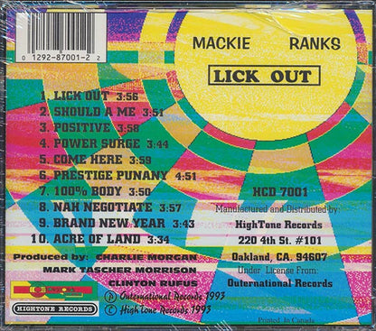 Mackie Ranks - Lick Out (CD)