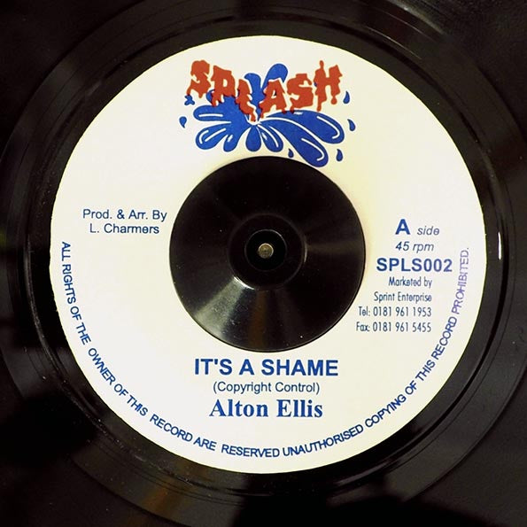 Alton Ellis - It's A Shame  /  Lloyd Charmers - Dub Of Shame (7")