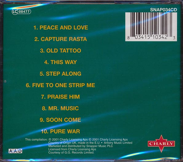 Culture - Peace And Love (CD)