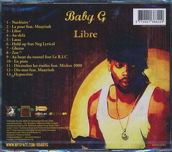 Baby G - Libre (CD)
