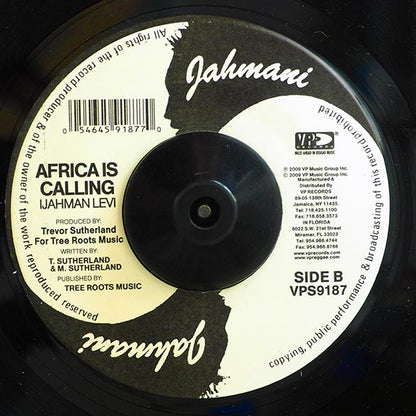 Ijahman - Jah Watch Man  /  Ijahman - Africa Is Calling (7")