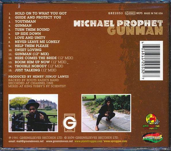 Michael Prophet - Gunman (CD)