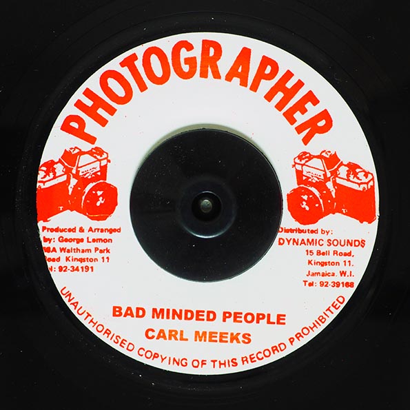 Carl Meeks - Bad Minded People  /  Version (7")