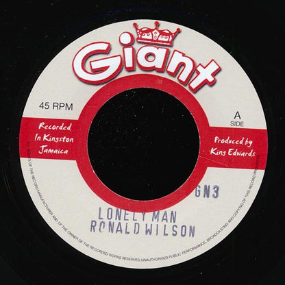 Skatalites, Ronald Wilson - Lonely Man  /  Higgs & Wilson - She's Gone (7")