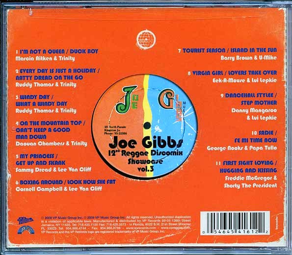 Joe Gibbs - Reggae Discomix Showcase Volume 3 (CD)