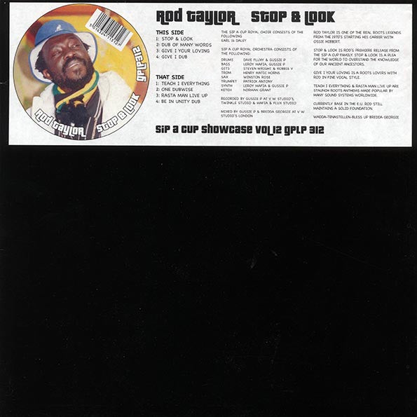 Rod Taylor - Stop & Look (2009 FIRST PRESS) (LP)