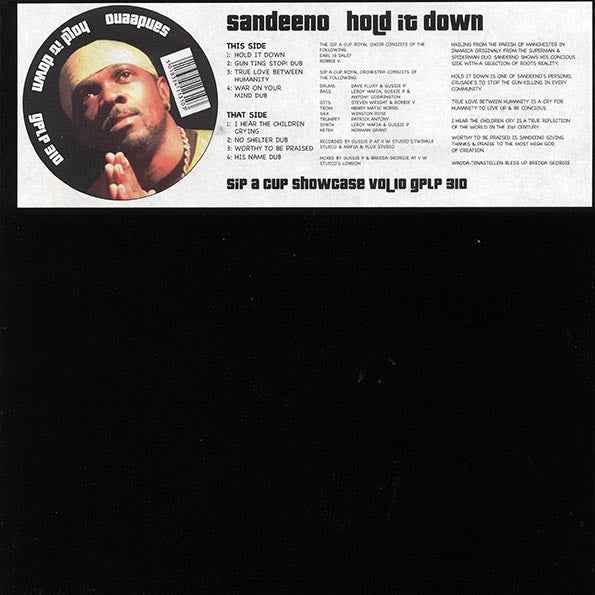 Sandeeno - Hold It Down (2009 FIRST PRESS) (LP)