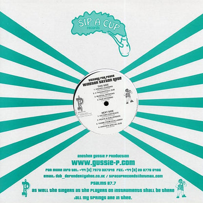 Winston Saxton Rose - Victory For Peace (2009 FIRST PRESS) (LP)