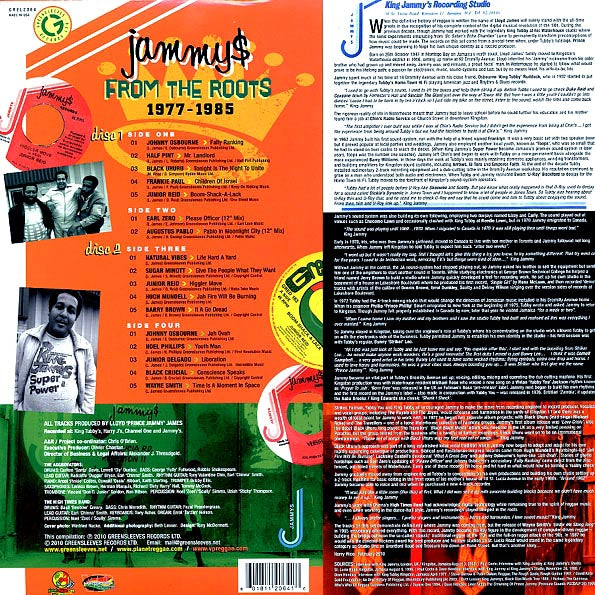 Black Uhuru, Johnny Osbourne, Hugh Mundell, Lacksley Castell, Etc. - Jammys From The Roots (2xLP) - PureSound Records