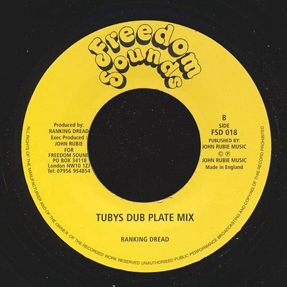 Ranking Dread - Africa  /  King Tubby - Tubbys Dub Plate Mix (7")