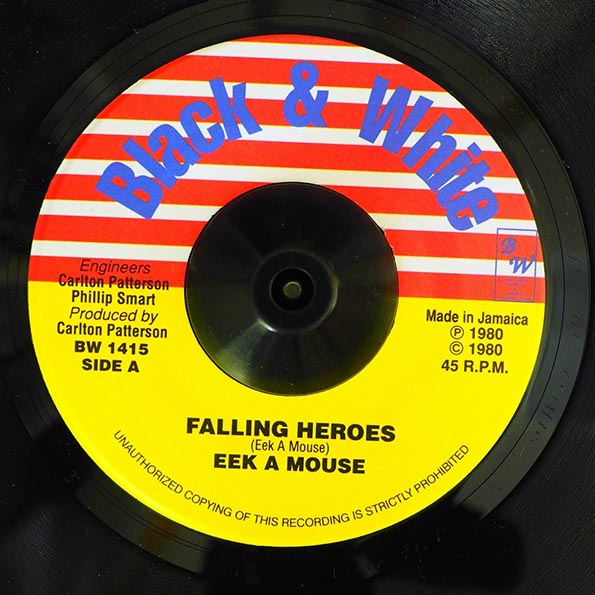 Eek A Mouse - Falling Heroes  /  King Tubbys - Heroes Skank (7")
