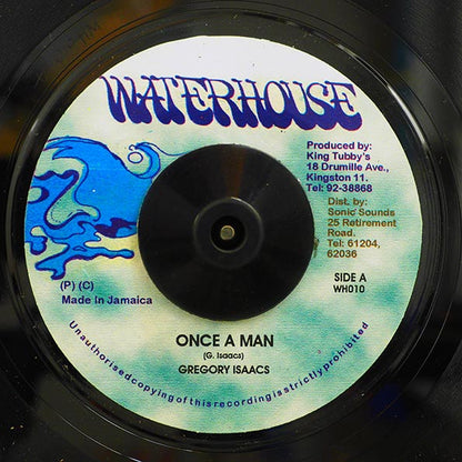 Gregory Isaacs - Once A Man  /  Version (7")