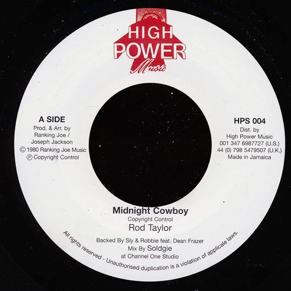 Rod Taylor - Midnight Cowboy  /  Heavenless Dub (7")