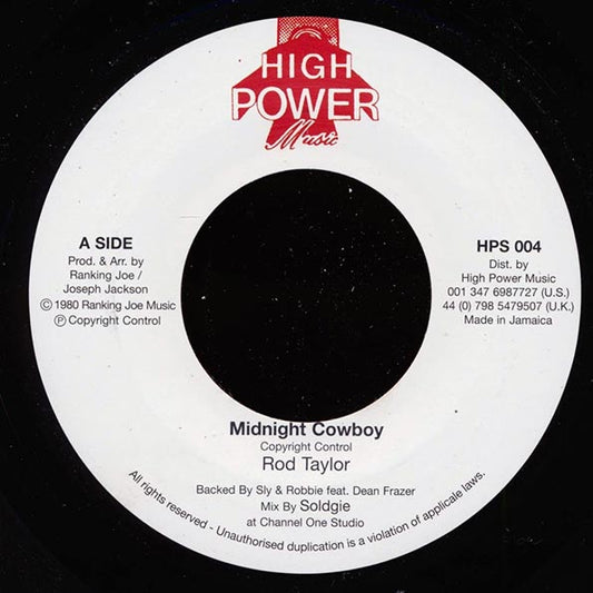 Rod Taylor - Midnight Cowboy  /  Heavenless Dub (7")