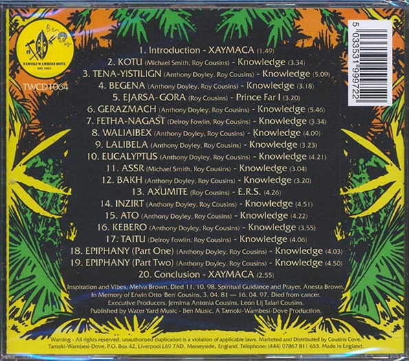 Knowledge - Kebra Nagast (CD)