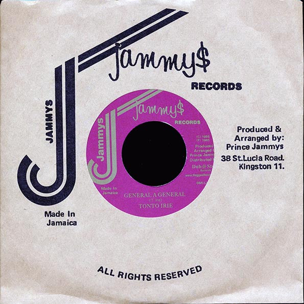 Tonto Irie - General A General  /  Version (7")