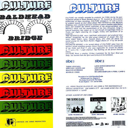 Culture - Baldhead Bridge (LP) - PureSound Records
