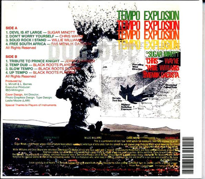 Sugar Minott, Willie Williams, Black Roots Players - Tempo Explosion (rhythm: "Tenor Saw - Fever (AKA Tempo)") (CD)