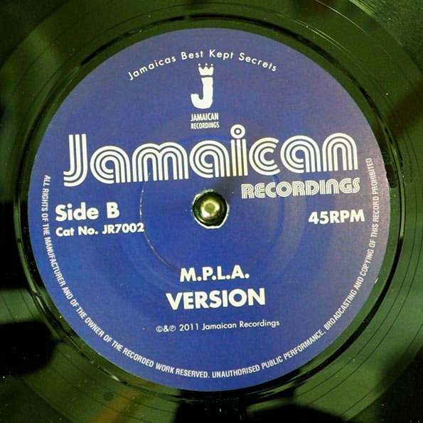 Tappa Zukie - MPLA  /  Version (7")
