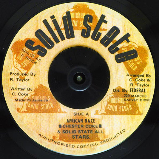 Chester Coke - African Race  /  Solid State All Stars - Version (7")