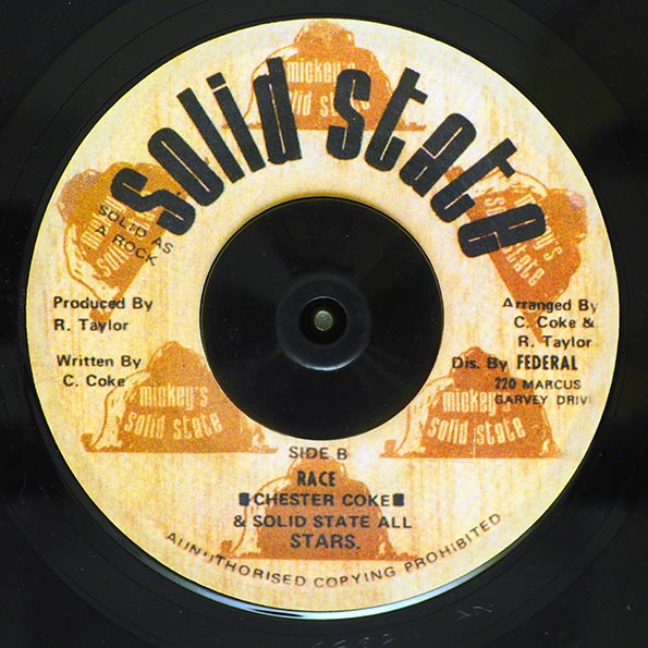 Chester Coke - African Race  /  Solid State All Stars - Version (7")
