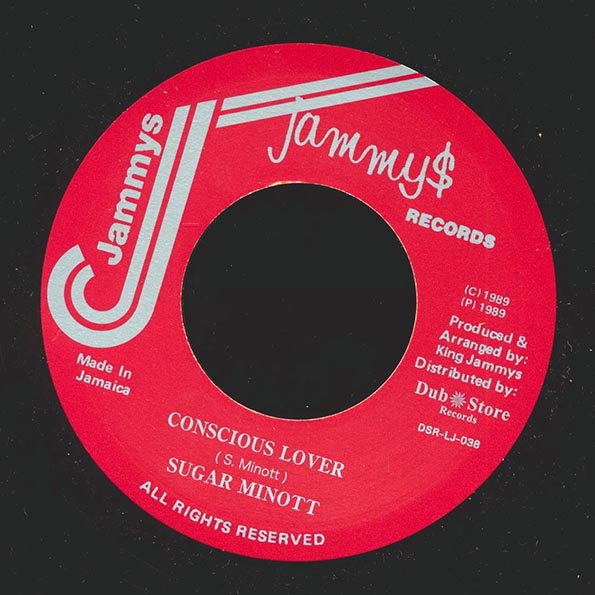 Sugar Minott - Conscious Lover  /  Pad Anthony - By Show Down (rhythm: "Sugar Minott - Conscious Lover") (Japan) (7")