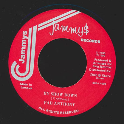 Sugar Minott - Conscious Lover  /  Pad Anthony - By Show Down (rhythm: "Sugar Minott - Conscious Lover") (Japan) (7")