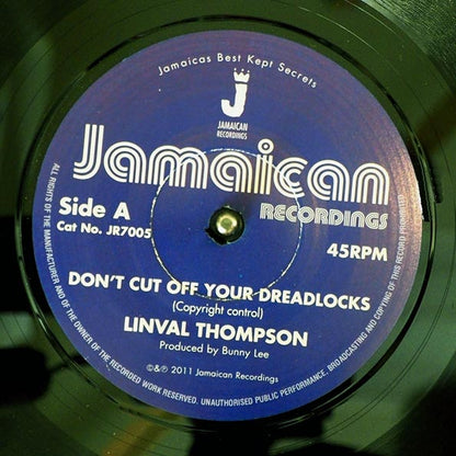 Linval Thompson - Don't Cut Off Your Dreadlocks  /  Version (7")
