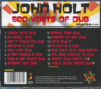 John Holt - 500 Volts Of Dub (CD)