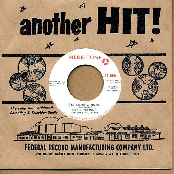 Eddie Perkins - I'm Coming Home  /  Merritone All Stars - Instrumental (Japan) (7")