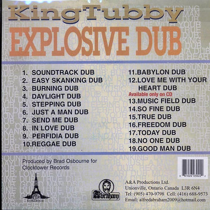 King Tubby - Explosive Dub (LP) - PureSound Records