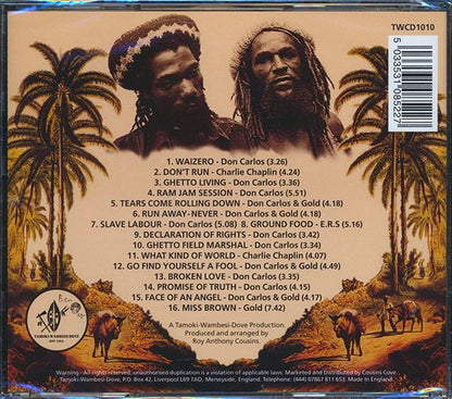 Don Carlos - Ghetto Living (With Gold, Charlie Chaplin) (CD)