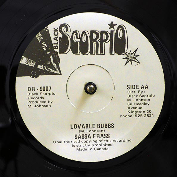 General Trees - Mini Bus (Extended Mix)  /  Sassa Frass - Lovable Bubbs; Version (12")