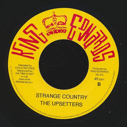 Ronald Wilson - Prime Minister's State  /  The Upsetters - Strange Country (7")