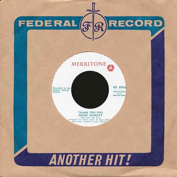 Henry Buckley - Thank You Girl  /  Henry Buckley - Take Me Back (7")