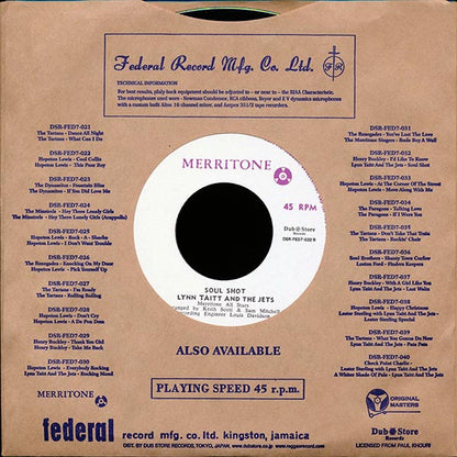 Henry Buckley - I'd Like To Know  /  Lynn Taitt & The Jets - Soul Shot (7")