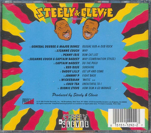 Cocoa Tea, Suzanne Couch, Johnny P, Penny Irie, Etc. - Steely & Clevie Presents Soundboy Clash (CD)