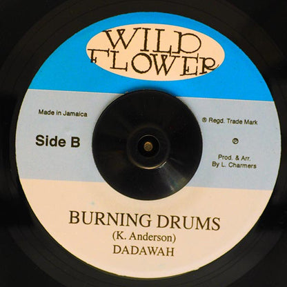 Bob Andy - Fire Burning  /  Dadawah - Burning Drums (7")