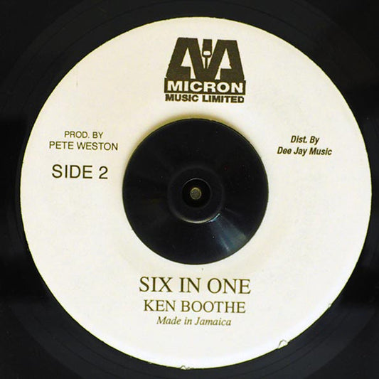 Ken Boothe - Six In One (Train Is Coming)  /  Ken Boothe - Six In One (7")