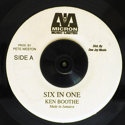 Ken Boothe - Six In One (Train Is Coming)  /  Ken Boothe - Six In One (7")
