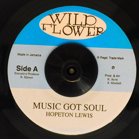 Hopeton Lewis - Music Got Soul  /  Hopeton Lewis - Rock Steady (7")