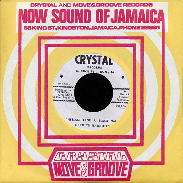 Derrick Harriott - Message From A Black Man  /  Chosen Few - Going Back Home (Japan) (7")