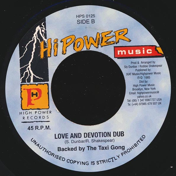 Ranking Dread - Love & Devotion  /  Version (7")