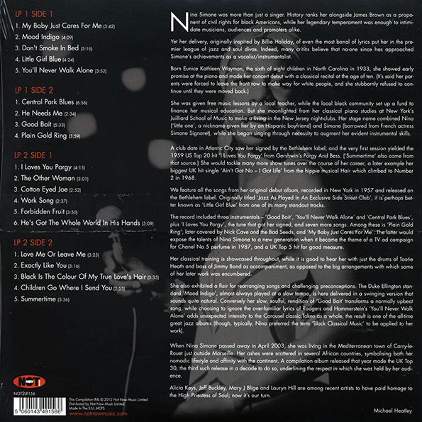 Nina Simone - My Baby Just Cares For Me (2xLP) (180g) (LP) - PureSound Records