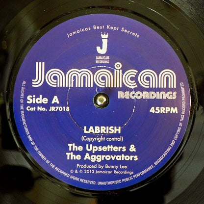 The Upsetters, The Aggrovators - Labrish  /  Cornell Campbell - Power Pressure (7")